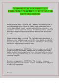 FUNDAMENTALS OF MORTGAGE  BROKERAGE PRACTICE QUESTIONS AND  ANSWERS 2025&sol;2026