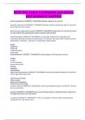 RDH 101 exam 1 complete questions and answers &vert; verified