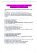 RDH 101 floss CE course Complete Questions And Solutions