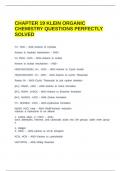 CHAPTER 19 KLEIN ORGANIC CHEMISTRY QUESTIONS PERFECTLY SOLVED