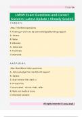 LSW Exam Questions and Correct  Answers&sol; Latest Update &sol; Already Graded