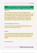 LMSW Exam Questions and Correct  Answers&sol; Latest Update &sol; Already Graded