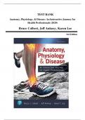 Test Bank for Anatomy&comma; Physiology&comma; & Disease&colon; An Interactive Journey for Health Professionals 3rd Edition by Colbert&comma; All Chapters 1-16 &lpar;Complete Download&rpar;&period; 