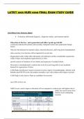LATEST 2025 NURS 6560 FINAL EXAM STUDY GUIDE