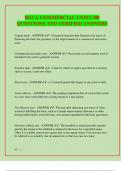RECA COMMERCIAL UNIT2 300  QUESTIONS AND VERIFIED ANSWERS