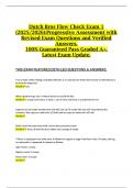 Dutch Bros Flow Check Exam 1 &lpar;2025&sol;2026&rpar;&colon;Progressive Assessment with Revised Exam Questions and Verified Answers&comma; 100&percnt; Guaranteed Pass Graded A&plus;&comma; Latest Exam Update&period;