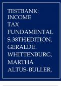 Test Bank for Income tax fundamentals 38th edition by gerald e&period; whittenburg&comma; Chapter 1 to 12