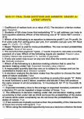 BUSI 311 FINAL EXAM QUESTIONS AND ANSWERS  GRADED A&plus; LATEST UPDATE&period;