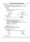 Critical Care Final Study Guide Notes&period;
