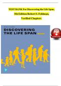 Test Bank For Discovering the Life Span 4th Edition by Robert S&period; Feldman