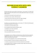 BSC2085 EXAM WITH WITH 100&percnt; CORRECT ANSWERS