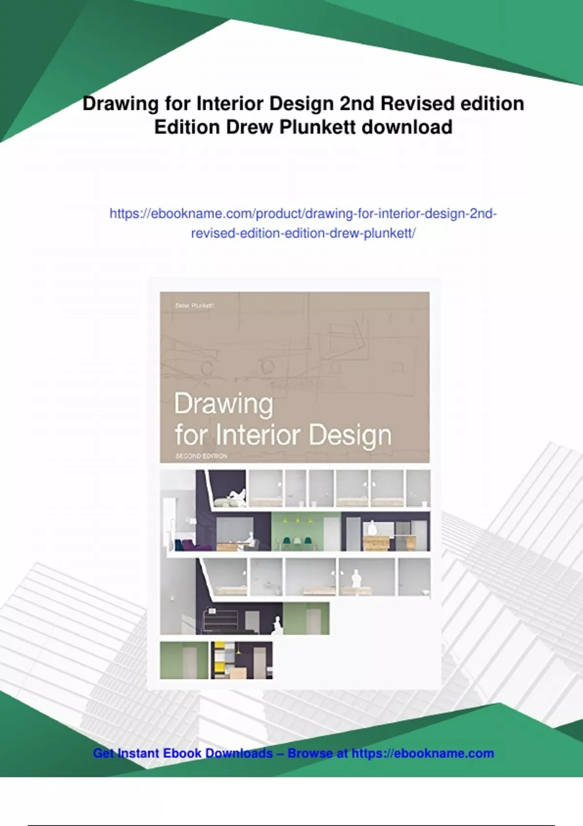 Summary Drawing for Interior Design 2nd Revised edition Edition Drew ...