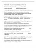 PCB 3063- EXAM 1 HUGHES QUESTIONS