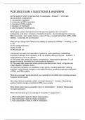PCB 3063 EXAM 4 QUESTIONS & ANSWERS
