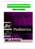 Test bank for current diagnosis and treatment pediatrics twenty fourth edition 24th edition william hay
