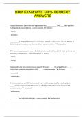 DBIA EXAM WITH 100&percnt; CORRECT ANSWERS