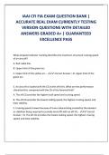 IAAI CFI FIA EXAM QUESTION BANK &vert; ACCURATE REAL EXAM CURRENTLY TESTING VERSION QUESTIONS WITH DETAILED ANSWERS GRADED A&plus; &vert; GUARANTEED EXCELLENCE PASS