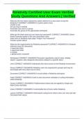 Relativity Certified User Exam Verified Study Questions And Answers &vert; Verified