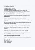 NPS Exam Review Questions And Correct Answers