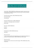 BUS 215 FINAL