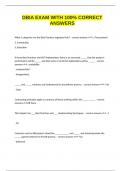 DBIA EXAM WITH 100&percnt; CORRECT ANSWERS