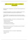 DBIA EXAM WITH 100&percnt; CORRECT ANSWERS