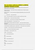 PSC 1121 EXAM 1 WITH ALL CORRECT & VERIFIED ANSWERS &lpar;UPDATED TO PASS&rpar;