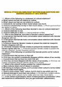 MEDICAL ETHICS KSU HIMELRIGHT MIDTERM EXAM QUESTIONS AND ANSWERS GRADED A&plus; 100&percnt; VERIFIED&period;