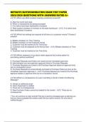 NETSUITE SUITEFOUNDATION EXAM TEST PAPER 2025&sol;2026 QUESTIONS WITH ANSWERS RATED A&plus;