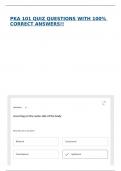 PKA 101 QUIZ QUESTIONS WITH 100&percnt; CORRECT ANSWERS&excl;&excl;