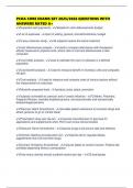 PCOA CORE EXAMS SET 2025&sol;2026 QUESTIONS WITH ANSWERS RATED A&plus;