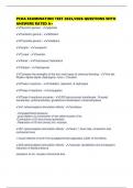 PCOA EXAMINATION TEST 2025&sol;2026 QUESTIONS WITH ANSWERS RATED A&plus;