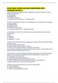 PCOA FINAL PAPER 2025&sol;2026 QUESTIONS WITH ANSWERS RATED A&plus;