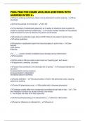 PCOA PRACTICE EXAMS 2025&sol;2026 QUESTIONS WITH ANSWERS RATED A&plus;