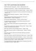 C201 TEST QUESTIONS AND ANSWERS