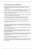 C201 QUESTIONS AND ANSWERS