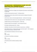 PSI MANICURIST COMPREHENSIVE EXAMS 2025&sol;2026 QUESTIONS WITH ANSWERS RATED A&plus;