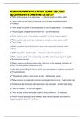 PSI MANICURIST EVALUATION EXAMS 2025&sol;2026 QUESTIONS WITH ANSWERS RATED A&plus;