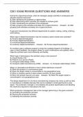 C201 EXAM REVIEW QUESTIONS AND ANSWERS