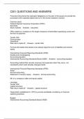 C201 QUESTIONS AND ANSWERS