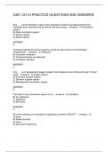 C201 CH&period;14 PRACTICE QUESTIONS AND ANSWERS