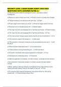 SECURITY LEVEL 3 MAIN EXAMS SCRIPT 2025&sol;2026 QUESTIONS WITH ANSWERS RATED A&plus;
