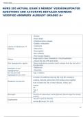 Exam &lpar;elaborations&rpar; NURS 205  