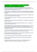 TEENSMART COMPREHENSIVE EXAMS 2025&sol;2026 QUESTIONS WITH ANSWERS RATED A&plus;