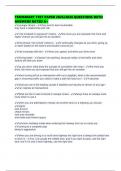 TEENSMART TEST PAPER 2025&sol;2026 QUESTIONS WITH ANSWERS RATED A&plus;