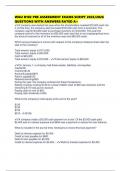 WGU D102 PRE ASSESSMENT EXAMS SCRIPT 2025&sol;2026 QUESTIONS WITH ANSWERS RATED A&plus;