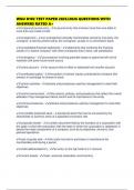 WGU D102 TEST PAPER 2025&sol;2026 QUESTIONS WITH ANSWERS RATED A&plus;