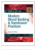 Test Bank for Modern Blood  Banking & Transfusion  Practices 7th Edition Author&colon;  Denise M&period; Harmening&vert;  9780803668881&vert; All Chapters  1-29&vert; LATEST VERSION
