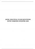  AVMG 1010 FINAL EXAM QUESTIONS WITH VERIFIED ANSWERS 2025