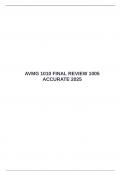 AVMG 1010 FINAL REVIEW 1005 ACCURATE 2025 &emsp;